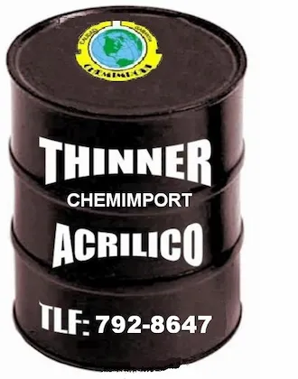 Thinner acrílico